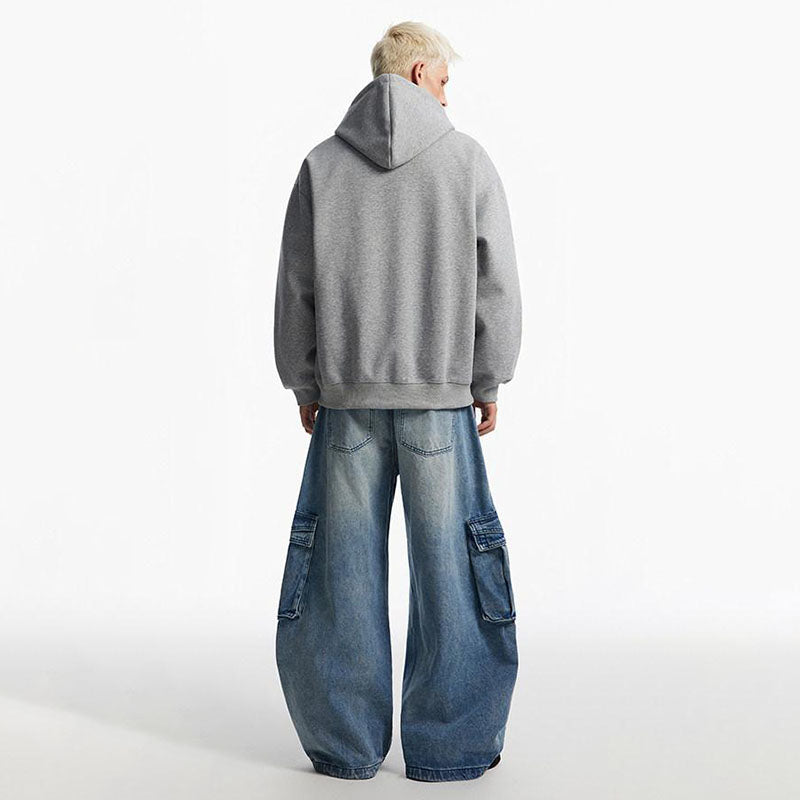 Heavyweight Color Block Patchwork Hoodies YE-WW99