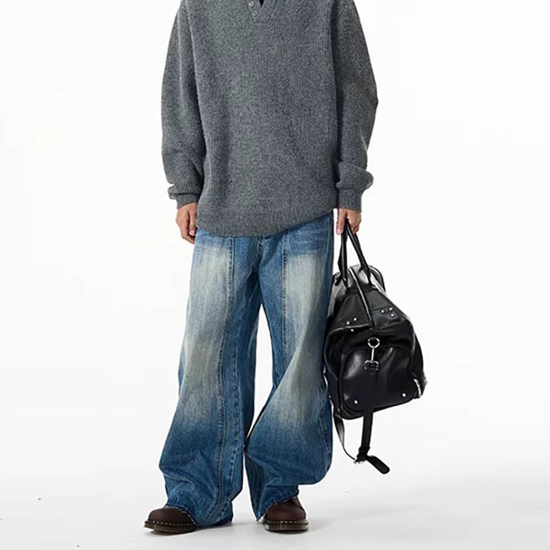 Cleanfit Baggy Scimitar-silhouette Jeans 1052