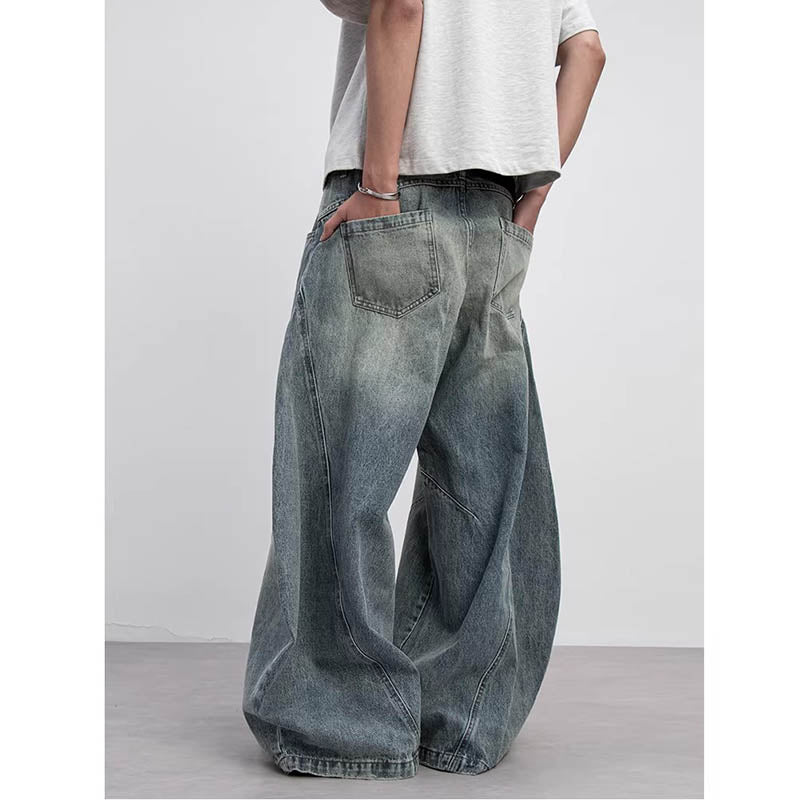 Cleanfit Baggy Scimitar-silhouette Jeans 1053
