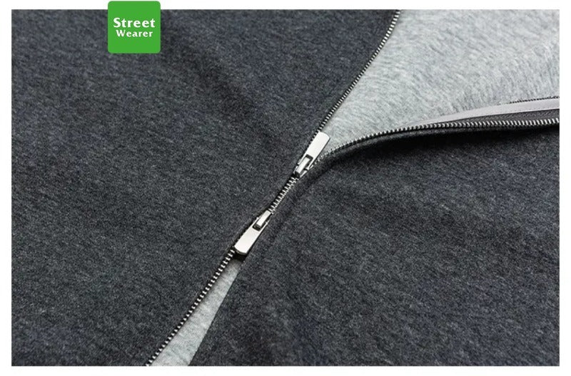 460GSM Heavyweight Color-Block Versatile Sports Hoodies