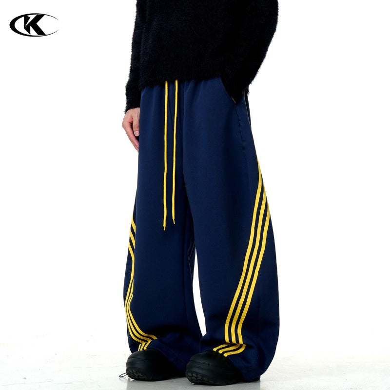 Vintage Sports Training Loose Fit Casual Pants
