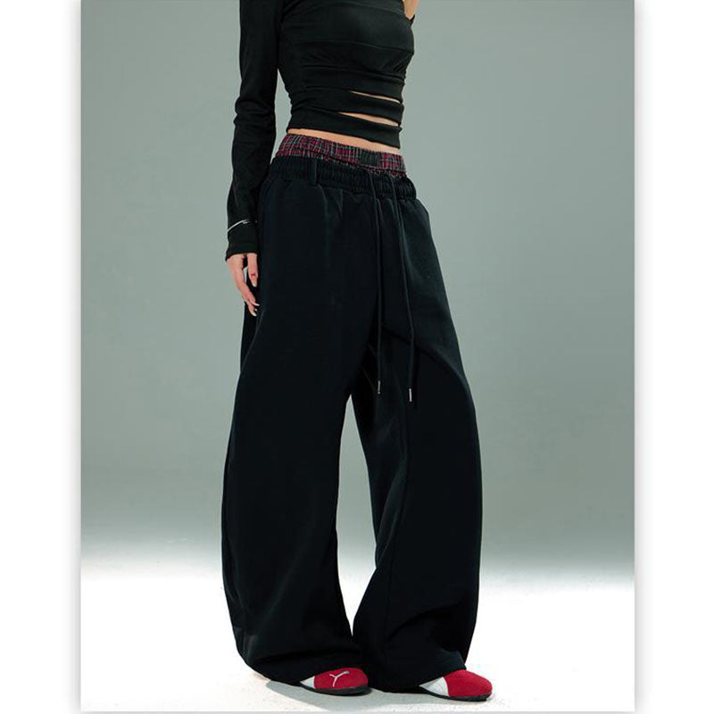 Scimitar-silhouette Double Waist Sweatpants CK6597