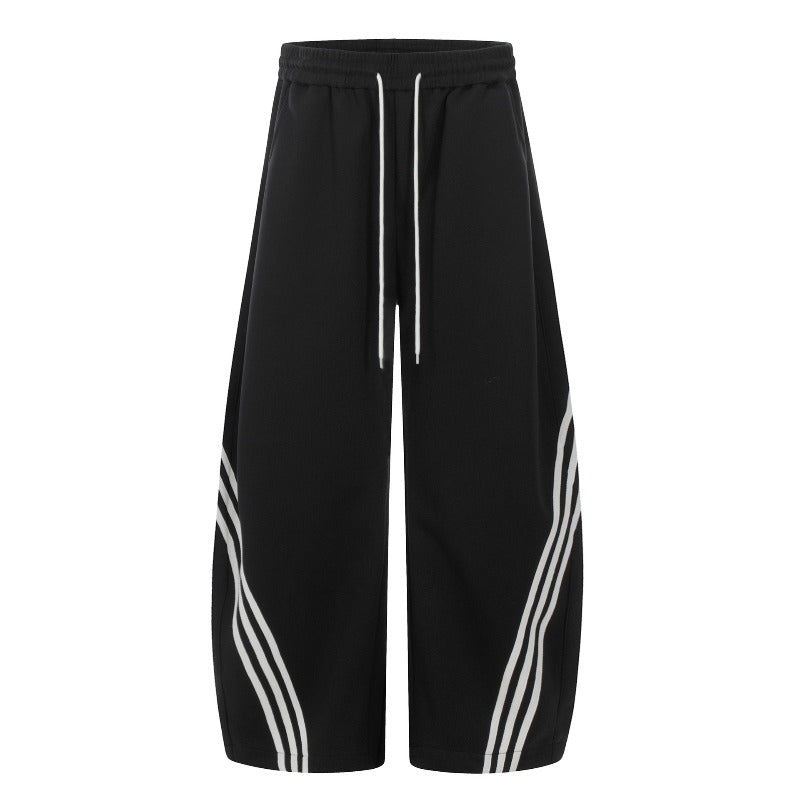 Vintage Sports Training Loose Fit Casual Pants