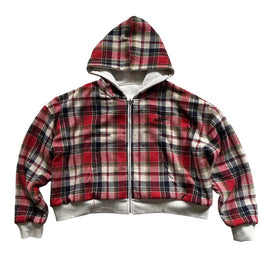 Double-faced Knit Reversible Full-zip Hoodies 1295