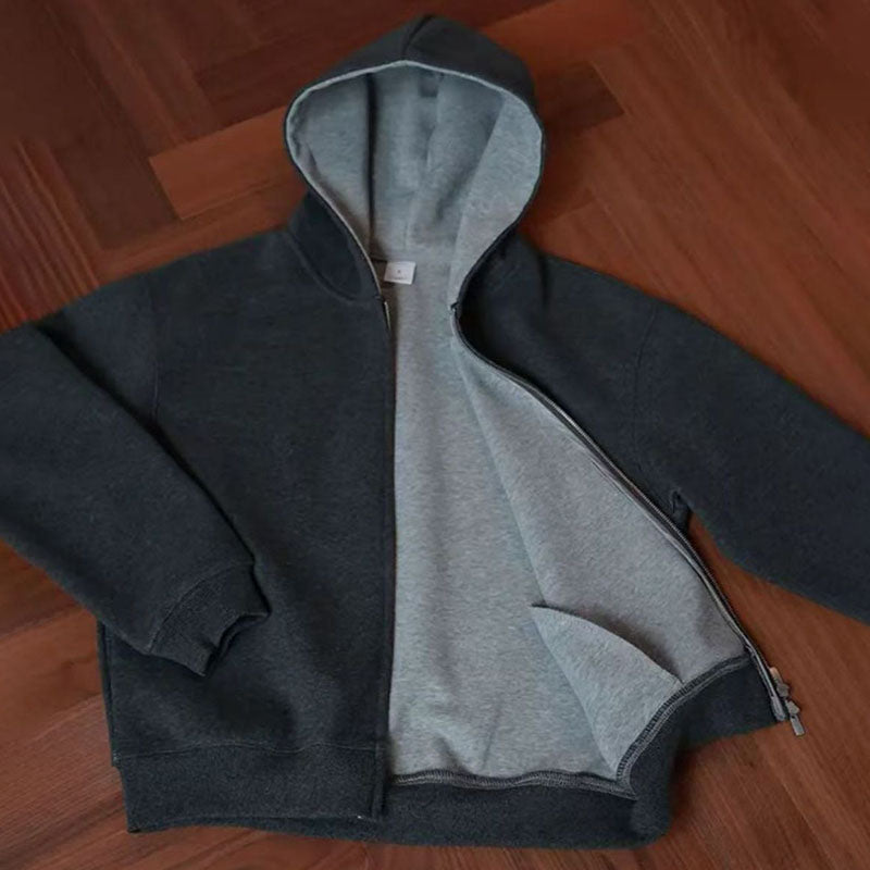 460GSM Heavyweight Color-Block Versatile Sports Hoodies