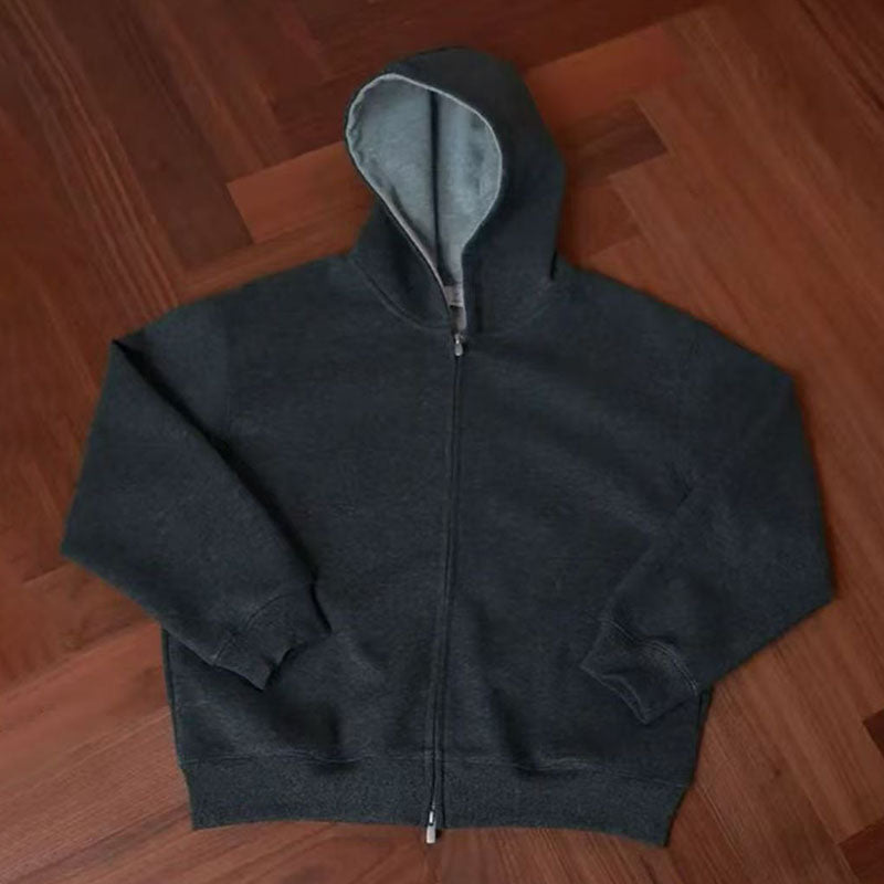 460GSM Heavyweight Color-Block Versatile Sports Hoodies