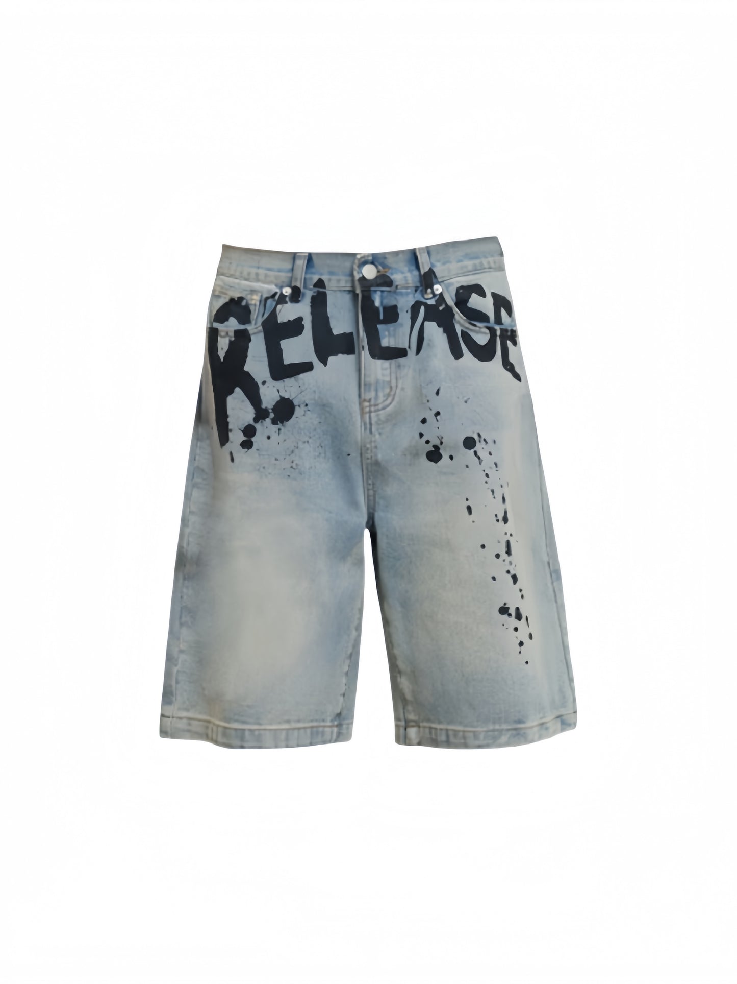Washed Old Craft and Inked Loose Casual Jeans SW024UNFG509