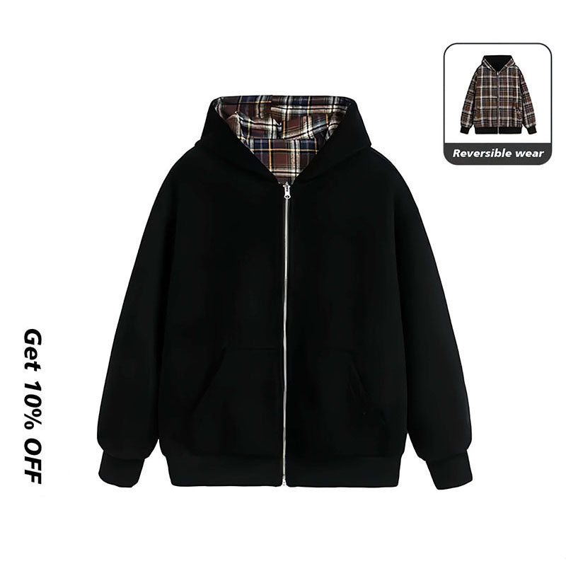 と*き様 00sBAPE PLAID FULL ZIP HOODIE DOUBL Bape Full Zip Plaid Grey/Black Hoodie – Alex Maxamenko
