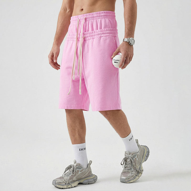 Double Waist Fired Snow Shorts K2797