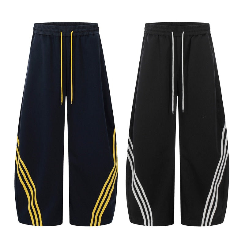 Vintage Sports Training Loose Fit Casual Pants