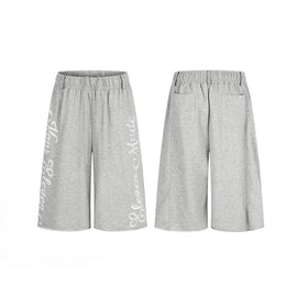 Script Logo Baggy Sweat Shorts Grey CK280