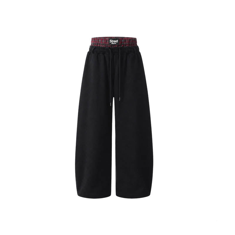 Scimitar-silhouette Double Waist Sweatpants CK6597