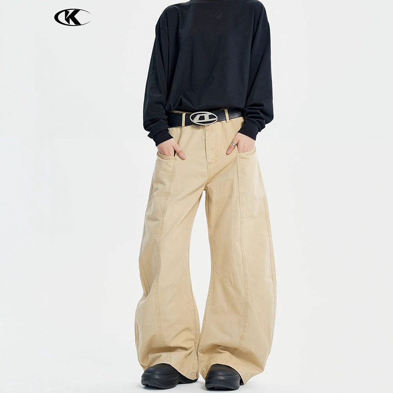 Clean Fit Scimitar-silhouette Cargo Pants
