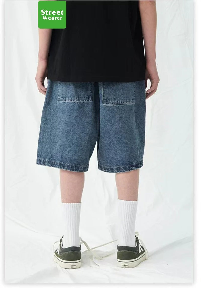 Cleanfit Loose Street Casual Cotton Denim Short Jeans SW033UNFKZ048