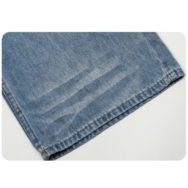 Straight-leg Wide-leg Slimming Jeans