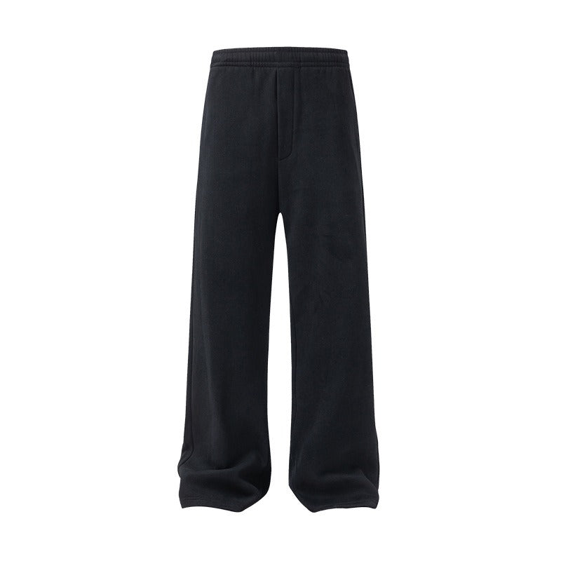Affordable Fleece-Lined Oversized Sweatpants