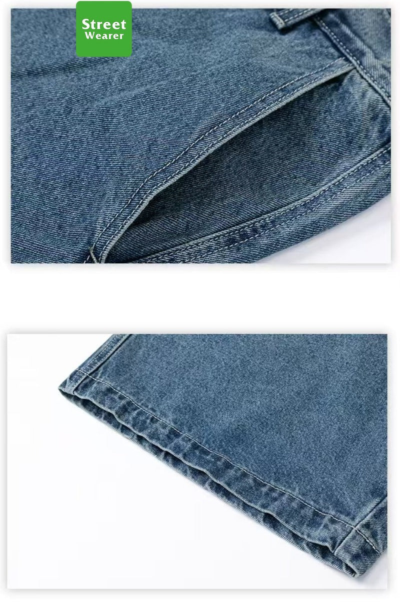 Cleanfit Loose Street Casual Cotton Denim Short Jeans SW033UNFKZ048