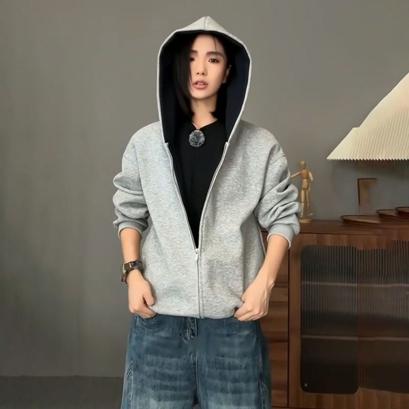 Heavyweight Color Block Patchwork Hoodies YE-WW99