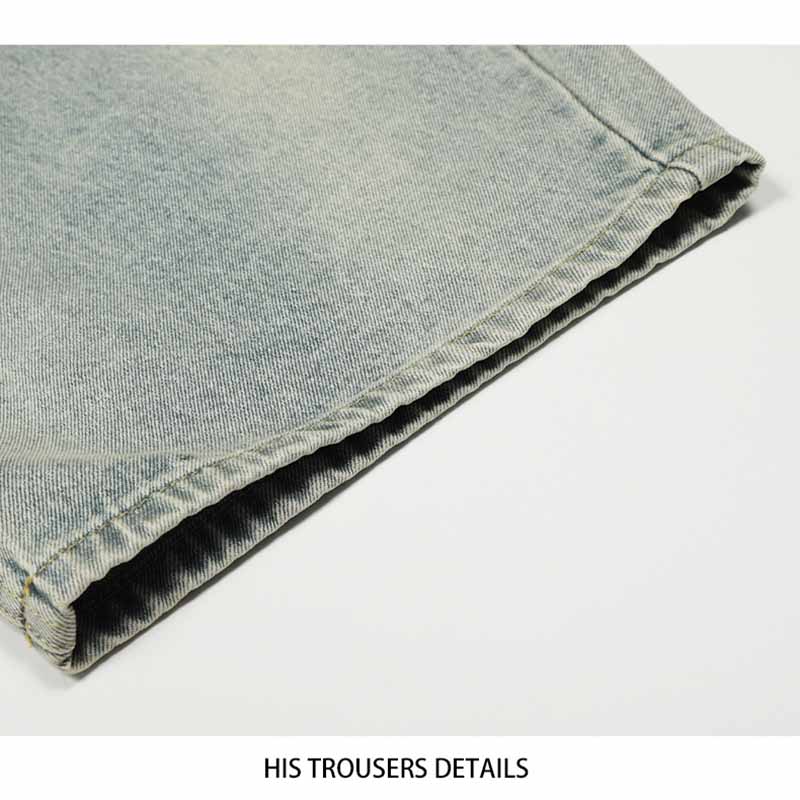 Double Waist Blade Barrel Denim G6892
