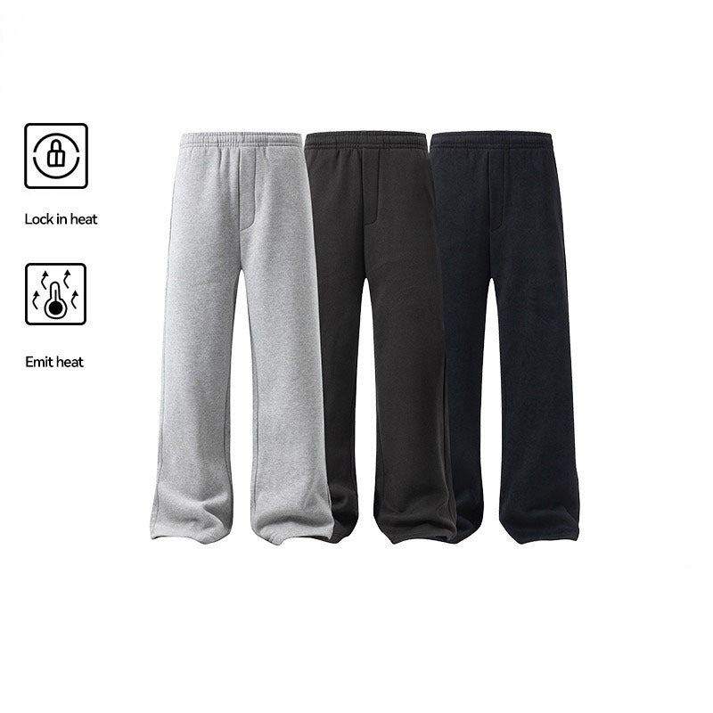 Affordable Fleece-Lined Oversized Sweatpants