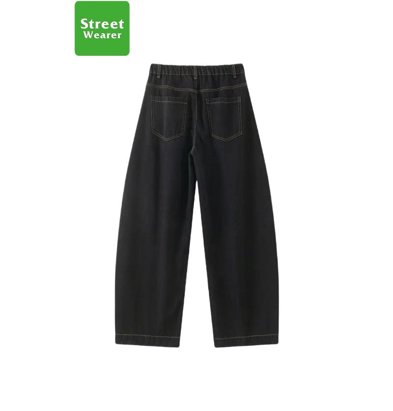 Retro Washed Old Craft Oversize Scimitar-silhouette Jeans SW225HOTRULES