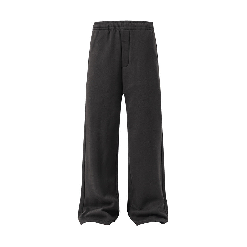 Affordable Fleece-Lined Oversized Sweatpants