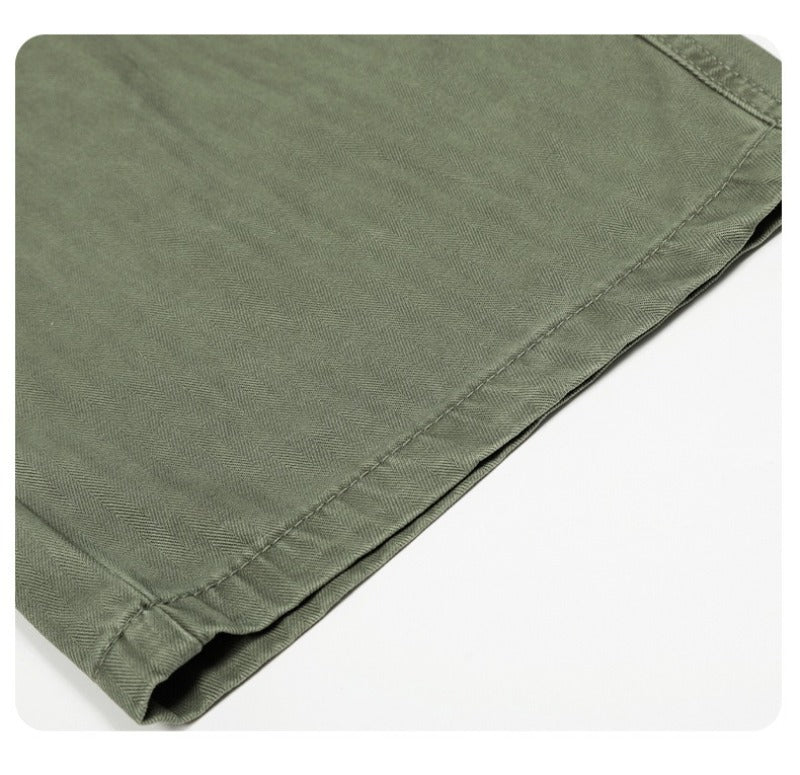 Multi Pocket Design Loose Fit Baggy Tapered Cargo Pants