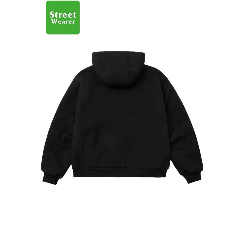 1000GSM Vintage Silhouette Colour Block Hoodie SW037YILUFFJMF33