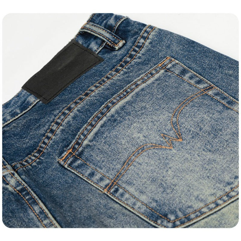 Cleanfit Washed Retro Cat-Whisker Jeans CK5567