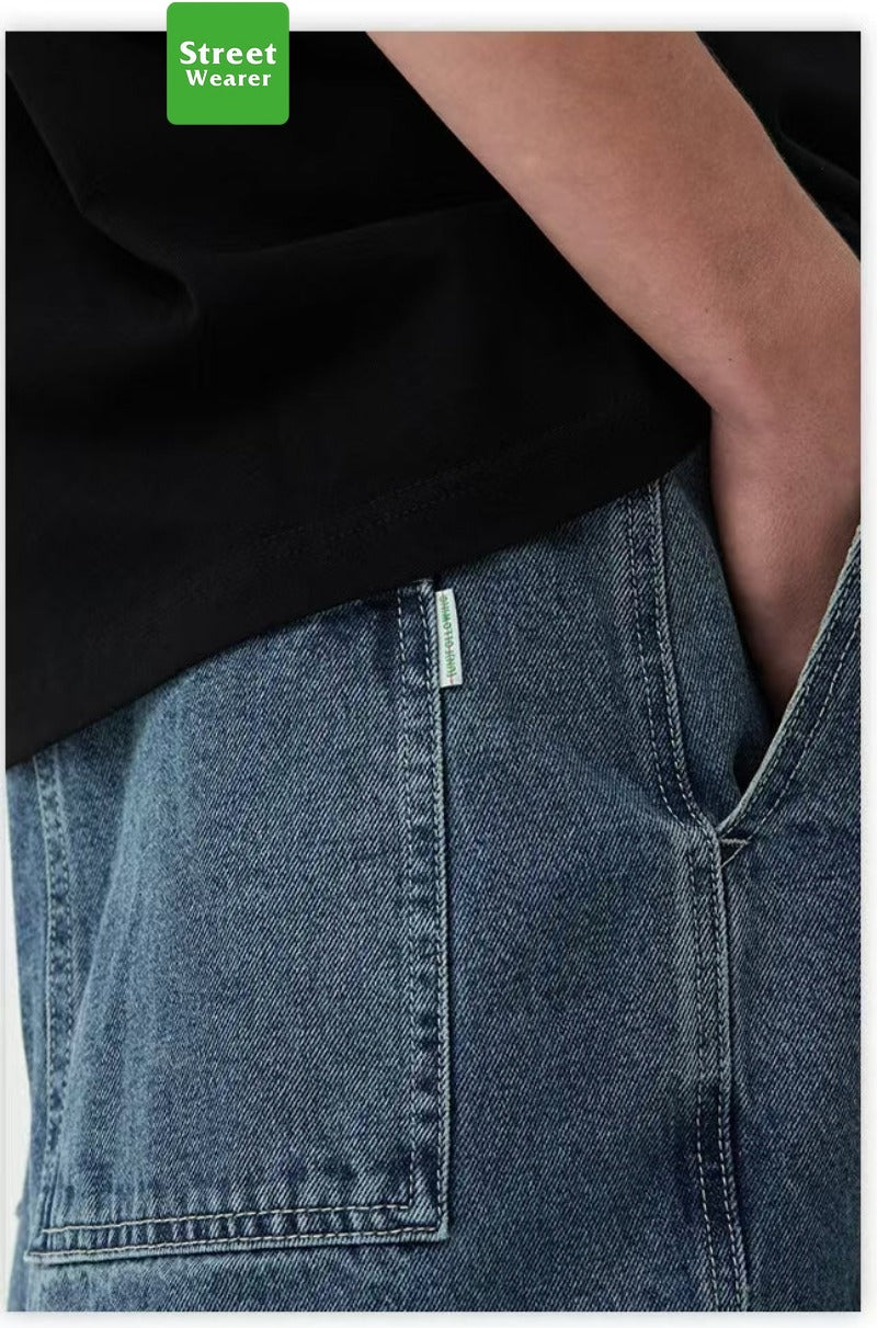 Cleanfit Loose Street Casual Cotton Denim Short Jeans SW033UNFKZ048