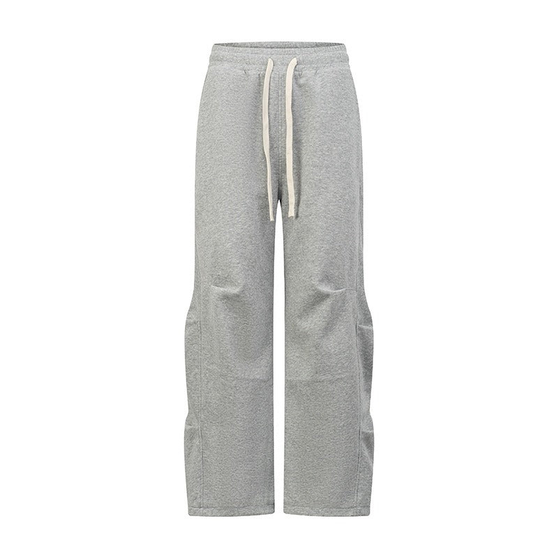 Double-Sided Cotton-Blend Loose-Fit Fleece-Lined Cargo Pants