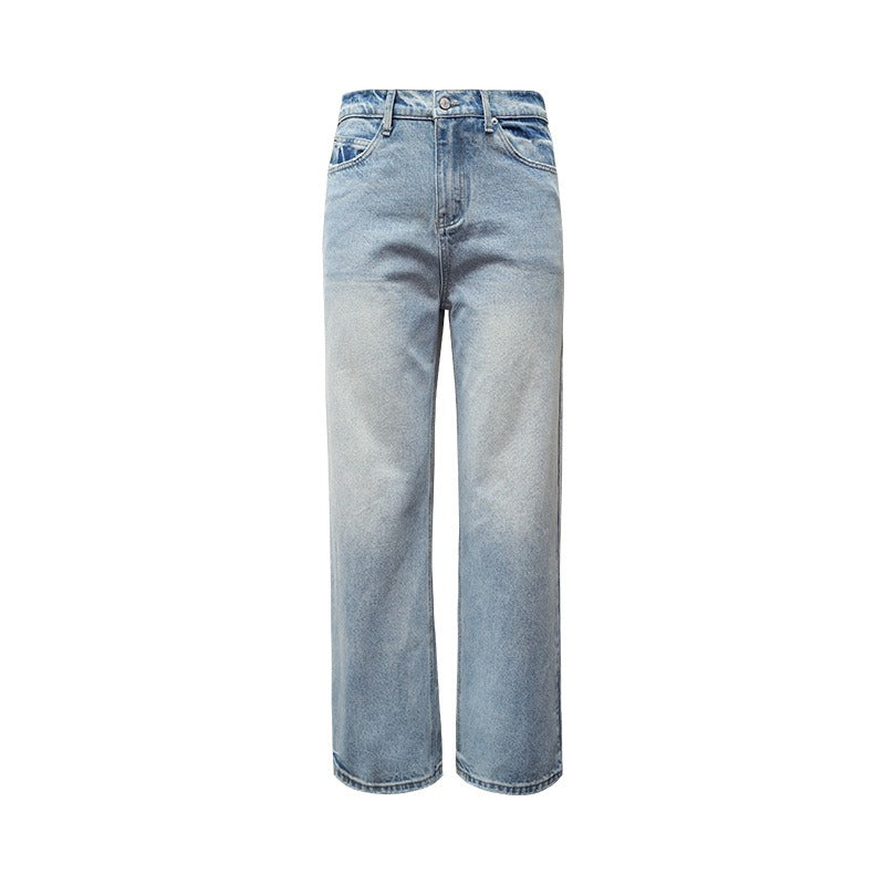CleanFit Washed Vintage Straight Leg Jean