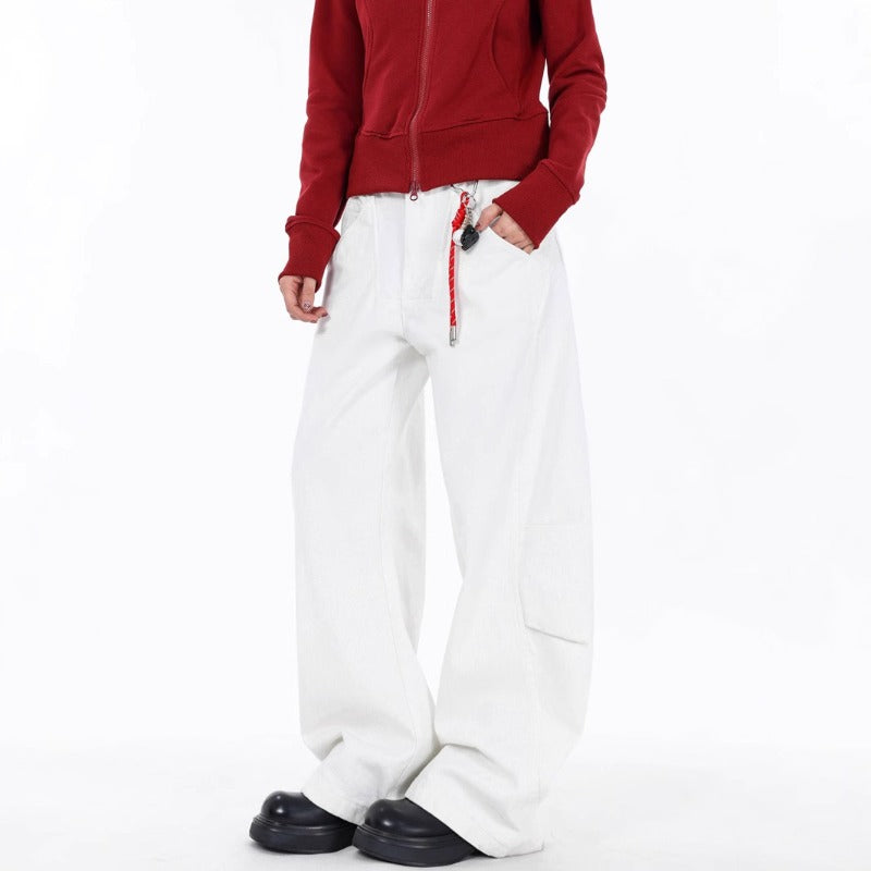 Cleanfit Scimitar-silhouette White Jean