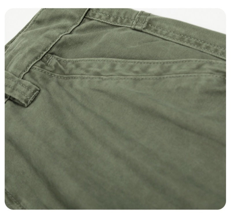 Multi Pocket Design Loose Fit Baggy Tapered Cargo Pants