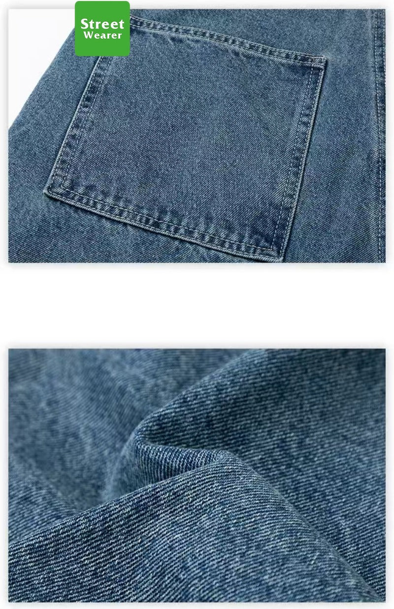 Cleanfit Loose Street Casual Cotton Denim Short Jeans SW033UNFKZ048