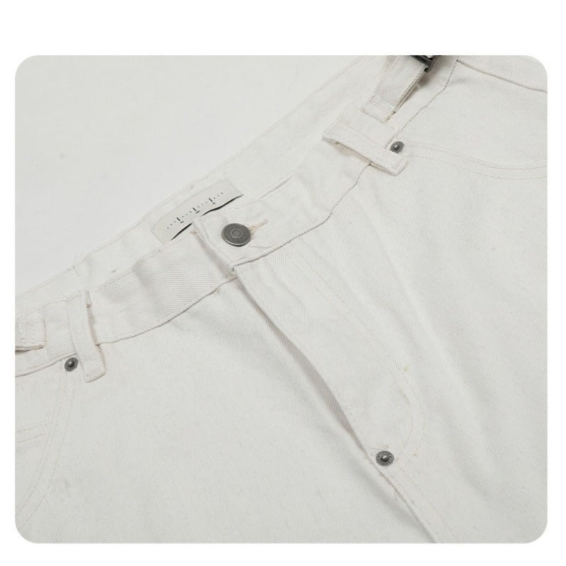 Cleanfit Vintage White Scimitar-silhouette Jean