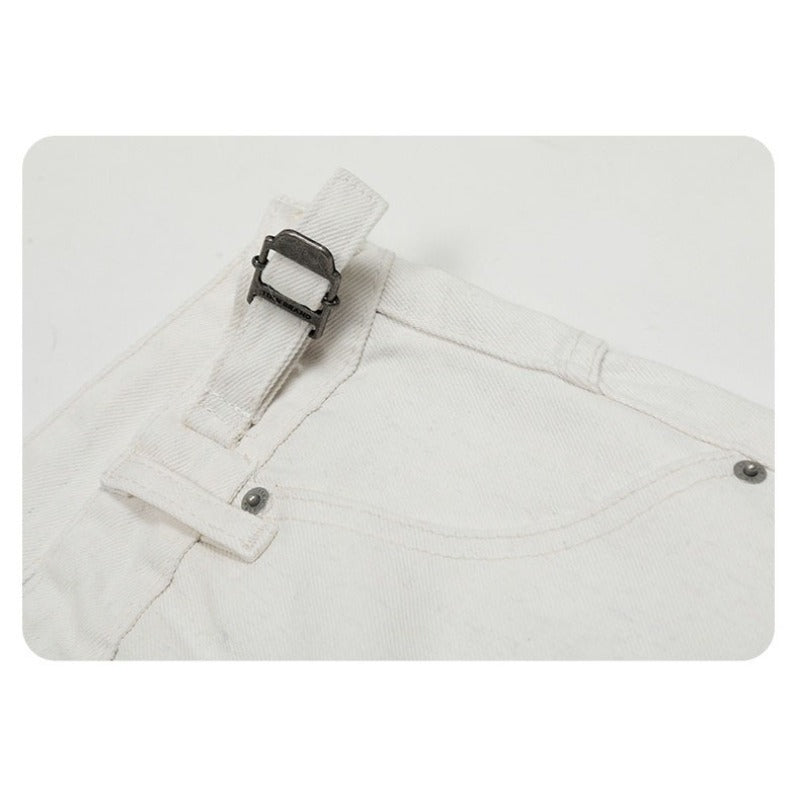 Cleanfit Vintage White Scimitar-silhouette Jean