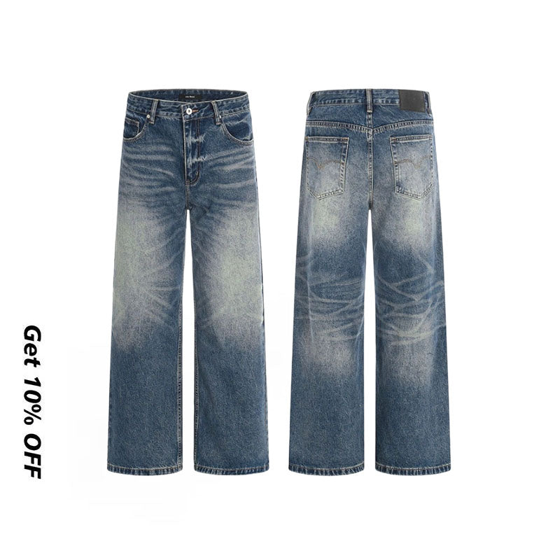 Cleanfit Washed  Retro Cat-Whisker Jeans CK5567