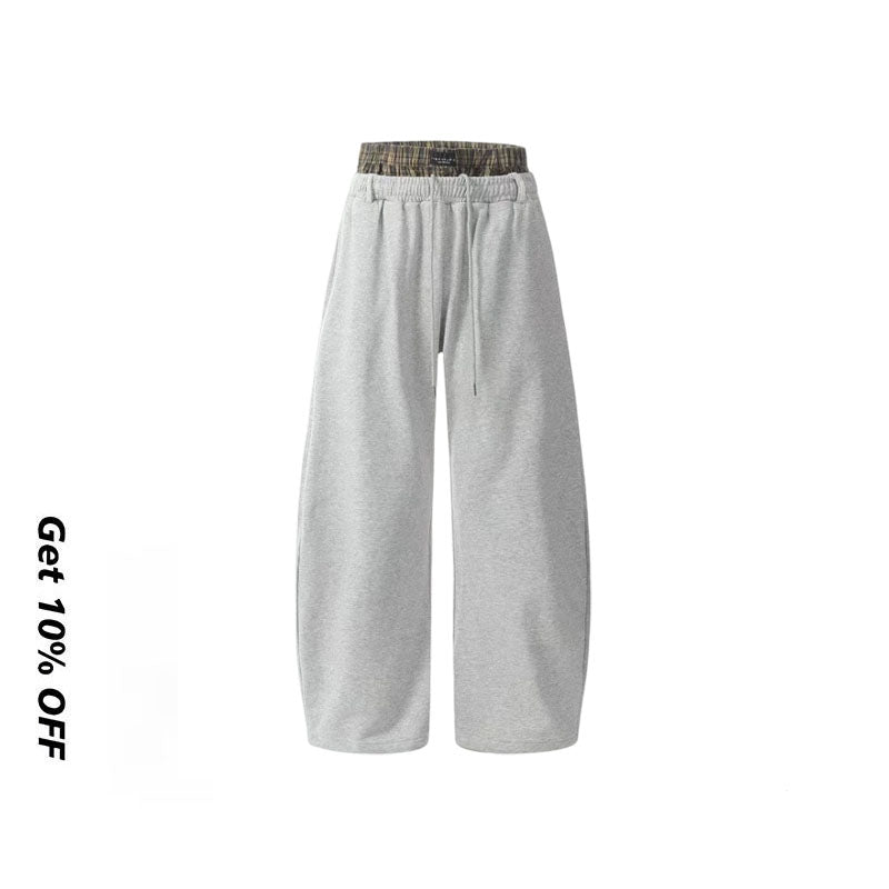 Scimitar-silhouette Double Waist Sweatpants CK6597