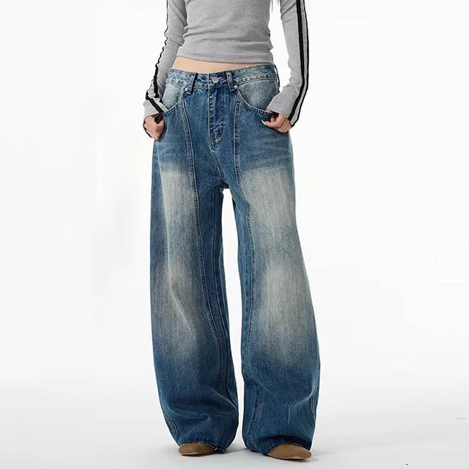 Cleanfit Baggy Scimitar-silhouette Jeans 1052