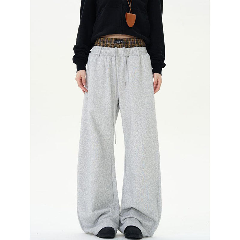 Scimitar-silhouette Double Waist Sweatpants CK6597