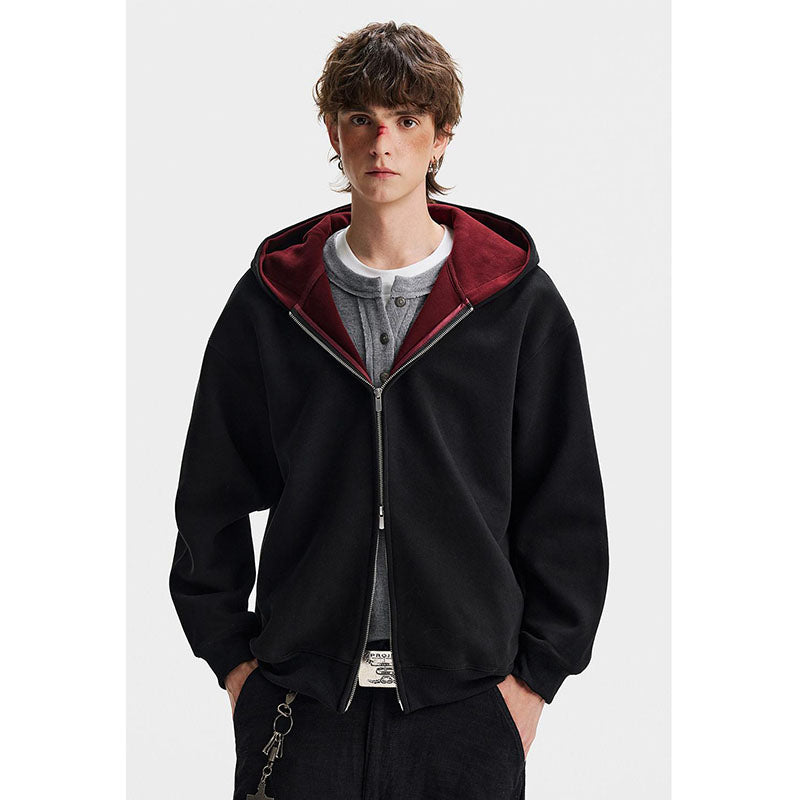 Heavyweight Color Block Patchwork Hoodies YE-WW99