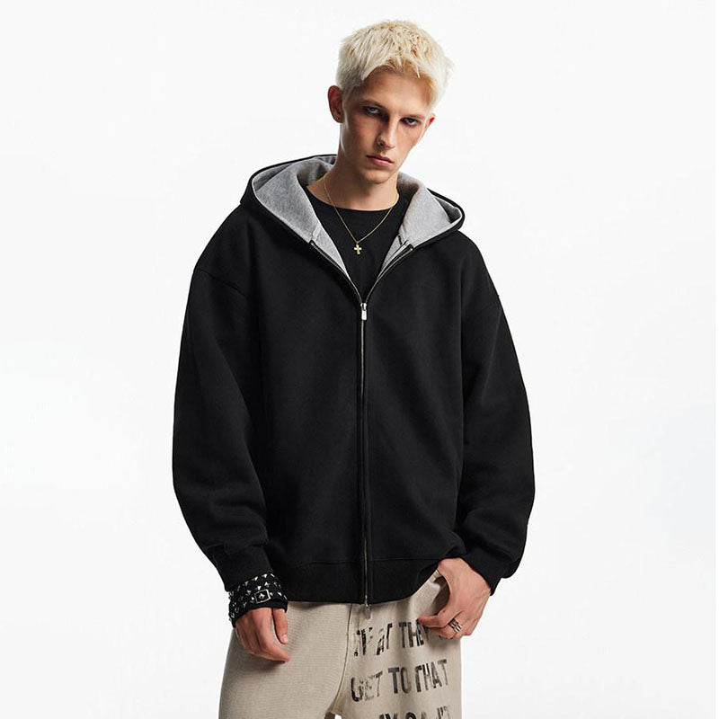 Heavyweight Color Block Patchwork Hoodies YE-WW99