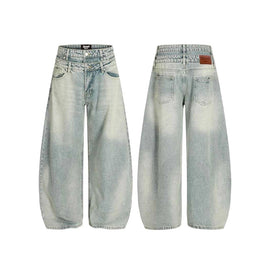 Double Waist Blade Barrel Denim G6892