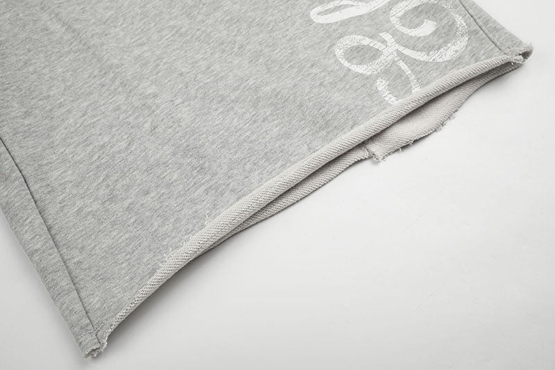 Script Logo Baggy Sweat Shorts Grey CK280
