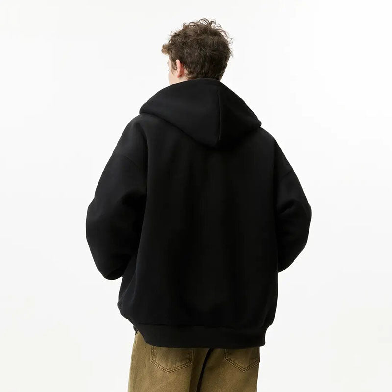 Reversible Plaid Patchwork Zip-up Hoodies W1348GB