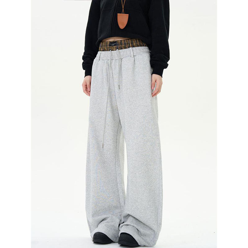 Scimitar-silhouette Double Waist Sweatpants CK6597