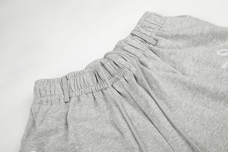 Script Logo Baggy Sweat Shorts Grey CK280