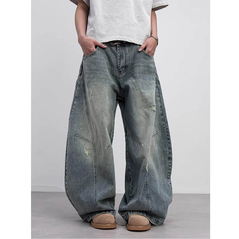 Cleanfit Baggy Scimitar-silhouette Jeans 1053