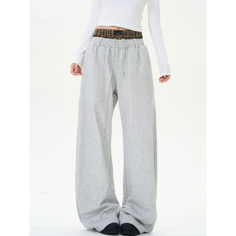 Scimitar-silhouette Double Waist Sweatpants CK6597